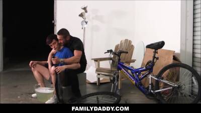 Myles Landon - Twink Step Son Sex With Muscle Step Dad While Fixing Tire - boyfriendtv.com