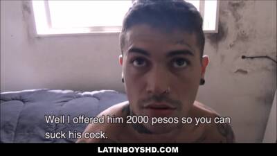 Straight Latin Boy Sex With Gay Skinny Tattooed Boy For Cash - boyfriendtv.com