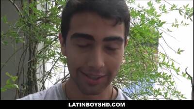 Hot Twink Latin Boy With Braces Fucks Stranger For Cash - boyfriendtv.com - Spain