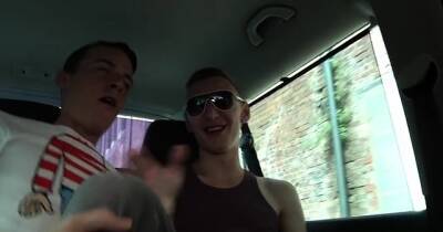 Gay guy goes smutty with his boyfriend in a car sex act - drtuber.com