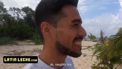 Latin Leche - Sexy Latin Hunks Find A Secluded Spot By The Beach To Get Naked And Naughty - boyfriendtv.com