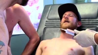 Cum in condoms gay First Time Saline Injection for Caleb - nvdvid.com