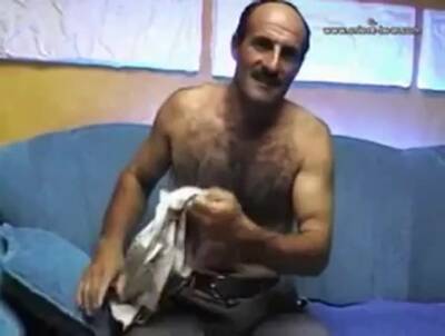 Hot Hairy Turkish Daddy Jacks Off Solo - boyfriendtv.com - Turkey