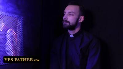 YesFather - Sinful Twink Gets Dominated And Fucked In The Confession Room By Horny Priest - boyfriendtv.com