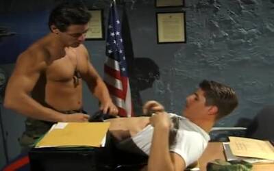 Sargent and Soldier have some Military Fun - boyfriendtv.com